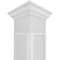 Ekena Millwork Craftsman Classic Square Non-Tapered Arts & Crafts Fretwork Column w/ Crown Capital & Crown Base CC1210ENACDCRCR - alternate 5